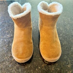 KOOLABURRA BY UGG NALIE MINI SUEDE BOOTS  WOMENS SIZE 7 CHESTNUT  style 1145890